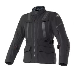 Clover Savana-4 WP Korumalı Motosiklet Montu Siyah - Clover