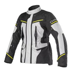 GARAJJ Clover Storm-4 WP Korumalı Kadın Motosiklet Montu Gri / Sarı / Siyah - 3