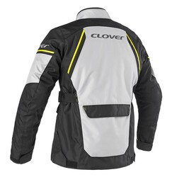 Clover Storm-4 WP Korumalı Motosiklet Montu Gri / Sarı / Siyah - 2