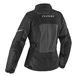 Clover Ventouring-4 WP Korumalı Kadın Motosiklet Montu Siyah - Clover (1)