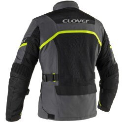 Clover Ventouring-4 WP Korumalı Motosiklet Montu Gri / Siyah / Kırmızı - Clover (1)