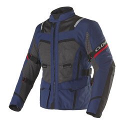 Clover Ventouring-4 WP Korumalı Motosiklet Montu Mavi / Siyah - Clover