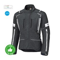 Held 4-Touring II Korumalı Çocuk Motosiklet Montu Siyah / Beyaz - Held