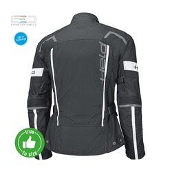 Held 4-Touring II Korumalı Çocuk Motosiklet Montu Siyah / Beyaz - Held (1)