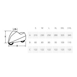 Held Cover Profesyonel Motosiklet Brandası - Held (1)