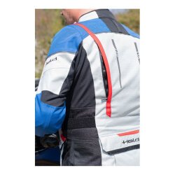 Held Hakuna Matata 3 Adventure Korumalı Motosiklet Montu (Kısa) Gri / Mavi - 4