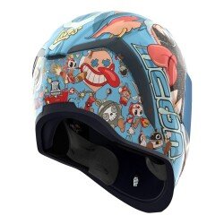 GARAJJ Icon Airform 9 Lives MIPS Kapalı Motosiklet Kaskı Siyah / Mavi / Pembe - 5