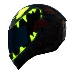 GARAJJ Icon Airform 9 Lives MIPS Kapalı Motosiklet Kaskı Siyah / Mavi / Pembe - 8