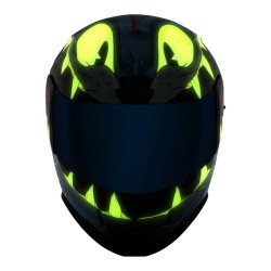 GARAJJ Icon Airform 9 Lives MIPS Kapalı Motosiklet Kaskı Siyah / Mavi / Pembe - 9