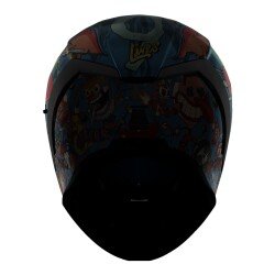 GARAJJ Icon Airform 9 Lives MIPS Kapalı Motosiklet Kaskı Siyah / Mavi / Pembe - 10