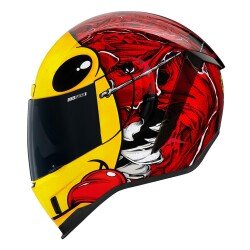 Icon Airform Brozak MIPS Kapalı Motosiklet Kaskı Kırmızı / Sarı - ICON (1)