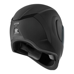 Icon Airform Dark Kapalı Motosiklet Kaskı Mat Siyah - 3