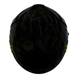 Icon Airform Dead Serious MIPS Kapalı Motosiklet Kaskı Siyah / Gri / Yeşil - 12