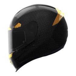 GARAJJ Icon Airframe Pro Carbon 4Tress Kapalı Motosiklet Kaskı Siyah / Altın - ICON (1)