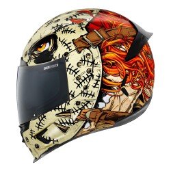 GARAJJ Icon Airframe Pro Topshelf Kapalı Motosiklet Kaskı Siyah / Beyaz / Kahverengi / Turuncu - ICON (1)