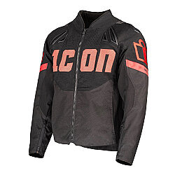 Icon Contra 3 Hero Korumalı Motosiklet Montu Siyah - ICON