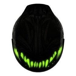 Icon Domain Grand Maw Kapalı Motosiklet Kaskı Gri / Siyah - 12