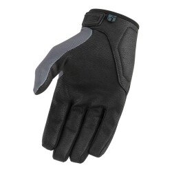 GARAJJ Icon Hooligan CE Korumalı Motosiklet Eldiveni Siyah / Gri - ICON (1)