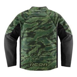 GARAJJ Icon Hooligan CE Tigersblood Korumalı Motosiklet Montu Siyah / Yeşil - ICON (1)