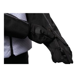 GARAJJ Icon Hooligan Korumalı Motosiklet Montu Siyah / Beyaz - 5