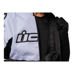 GARAJJ Icon Hooligan Korumalı Motosiklet Montu Siyah / Beyaz - 7