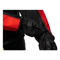 GARAJJ Icon Hooligan Korumalı Motosiklet Montu Siyah / Kırmızı - 5