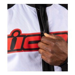 GARAJJ Icon Overlord 3 Korumalı Motosiklet Montu Siyah / Beyaz - 5