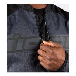 GARAJJ Icon Overlord 3 Korumalı Motosiklet Montu Siyah / Koyu Gri - 5