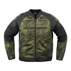 GARAJJ Icon Overlord 3 Magnacross Korumalı Motosiklet Montu Siyah / Yeşil 