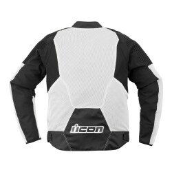 Icon Overlord 3 Mesh Korumalı Motosiklet Montu Siyah / Beyaz - ICON (1)