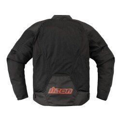 Icon Overlord 3 Mesh Korumalı Motosiklet Montu Siyah / Koyu Gri - ICON (1)