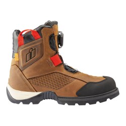 Icon Stormhawk Korumalı Motosiklet Botu Kahverengi - 3