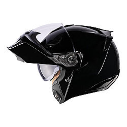 Icon Treshold Çene Açılır Motosiklet Kaskı Siyah - 3