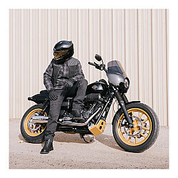 Icon Treshold Çene Açılır Motosiklet Kaskı Siyah - 6