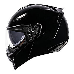 Icon Treshold Çene Açılır Motosiklet Kaskı Siyah - ICON (1)