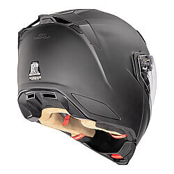 Icon Treshold Dark Çene Açılır Motosiklet Kaskı Mat Siyah - 4