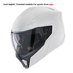 Icon Treshold Kask İçin Füme Vizör Füme - ICON