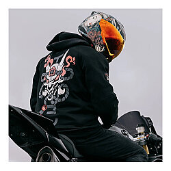 Icon Treshold Odokuro Çene Açılır Motosiklet Kaskı Siyah / Kahve - 6