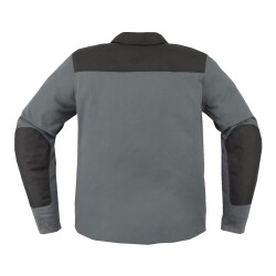 Icon Upstate Canvas CE Korumalı Motosiklet Montu Siyah / Gri - 2