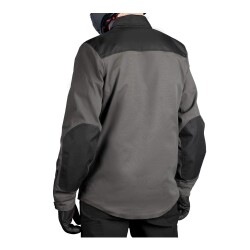 Icon Upstate Canvas CE Korumalı Motosiklet Montu Siyah / Gri - 4