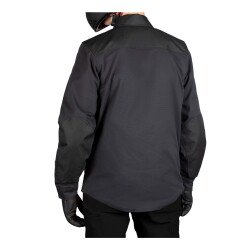 Icon Upstate Canvas CE Korumalı Motosiklet Montu Siyah - 4