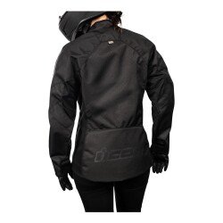GARAJJ Icon Womens Hooligan CE Korumalı Kadın Motosiklet Montu Siyah - 4