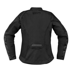 GARAJJ Icon Womens Overlord 3 Korumalı Kadın Motosiklet Montu Siyah - ICON (1)