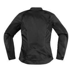 GARAJJ Icon Womens Overlord 3 Mesh Camo Korumalı Kadın Motosiklet Montu Siyah - 2