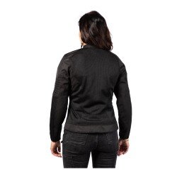 GARAJJ Icon Womens Overlord 3 Mesh Camo Korumalı Kadın Motosiklet Montu Siyah - 4