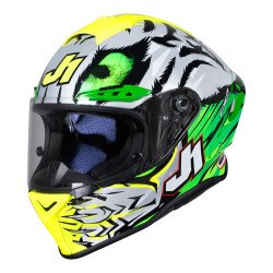 GARAJJ Just1 J-GPR Animal Replica Kapalı Motosiklet Kaskı Siyah / Gri / Sarı / Yeşil - JUST1
