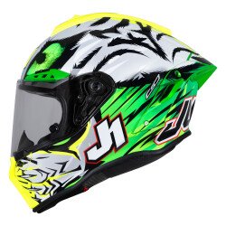 GARAJJ Just1 J-GPR Animal Replica Kapalı Motosiklet Kaskı Siyah / Gri / Sarı / Yeşil - 3
