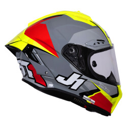 GARAJJ Just1 J-GPR F Cariscasulo Replika Kapalı Motosiklet Kaskı Siyah / Kırmızı / Beyaz - 4