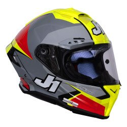 GARAJJ Just1 J-GPR F Cariscasulo Replika Kapalı Motosiklet Kaskı Siyah / Kırmızı / Beyaz - JUST1 (1)