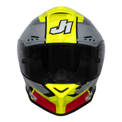 GARAJJ Just1 J-GPR F Cariscasulo Replika Kapalı Motosiklet Kaskı Siyah / Kırmızı / Beyaz - 5